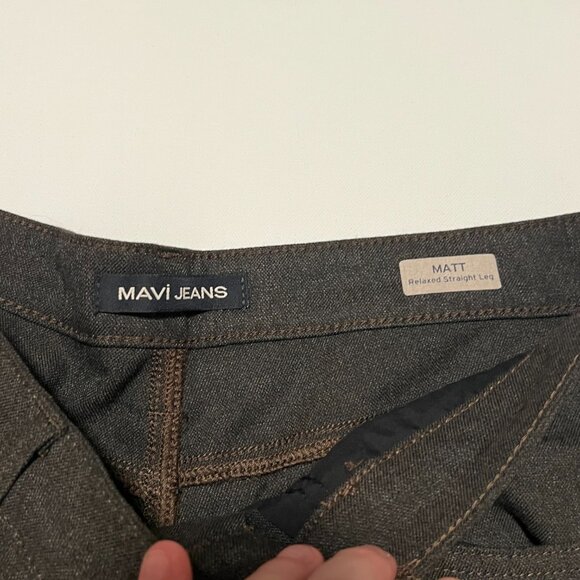 Mavi Jeans Matt Relaxed Straight Leg Pants Stretch Preppy Men's size 36x30 - Picture 3 of 8